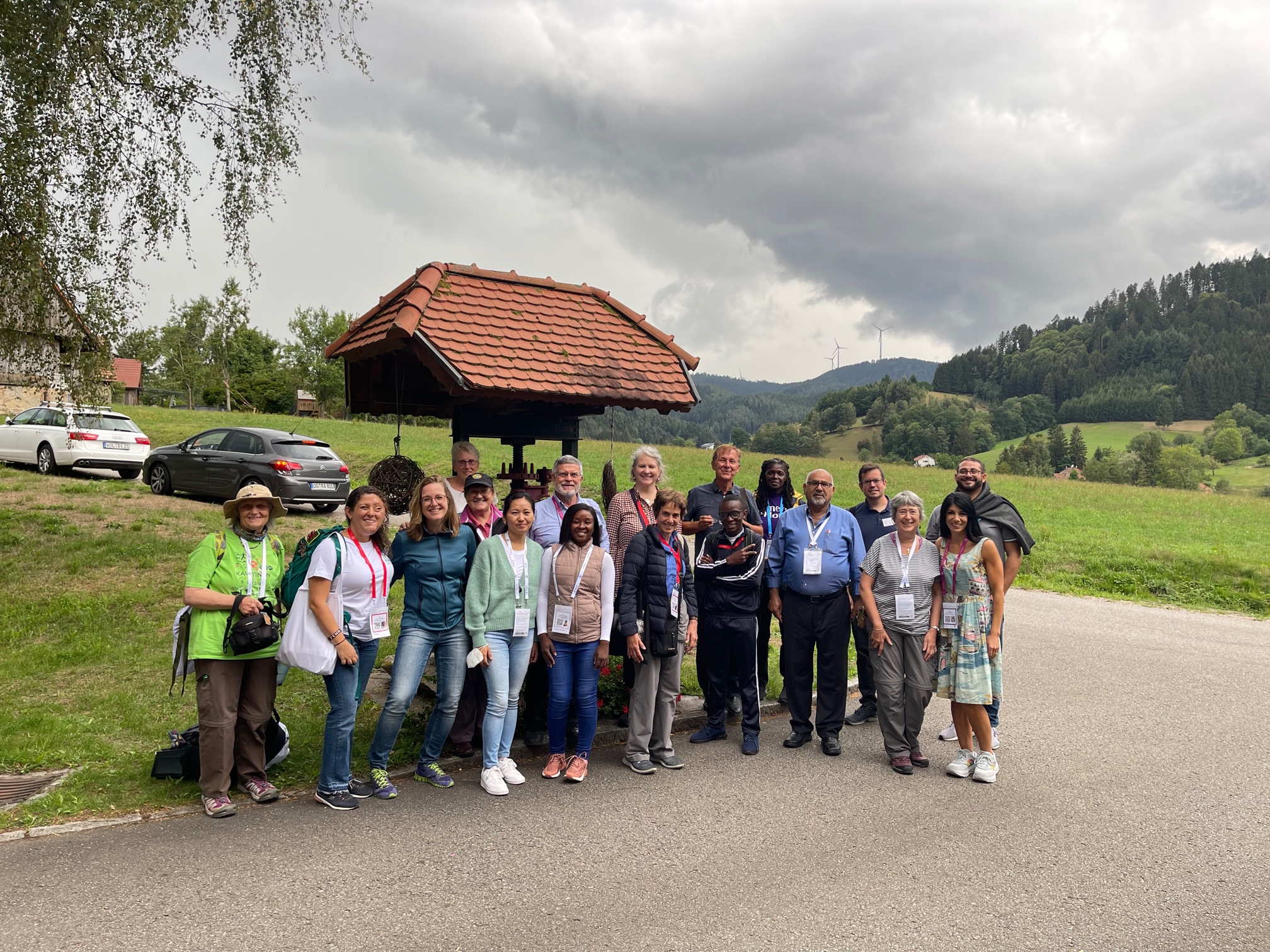Group of representatives on excursion to the Black Forest